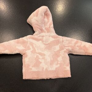 Barefoot Dreams Cozy Pink Hooded Kids Sweater